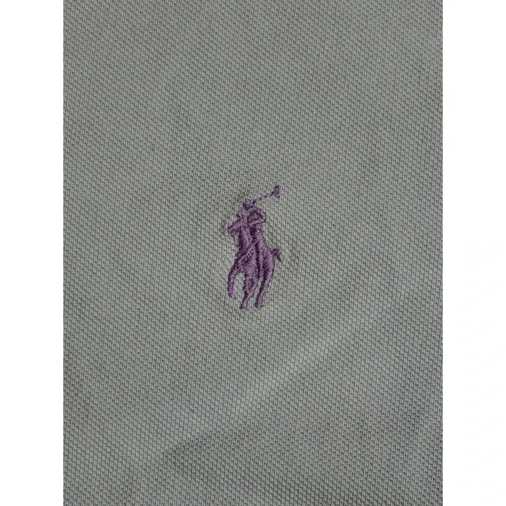Polo Ralph Lauren Mesh Polo‎ Shirt Mens Large Blue Cotton Pony Logo Classic Fit